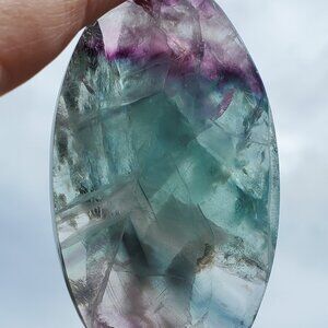 Fluorite Palm Stone (F311)